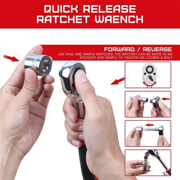 Father's Day 146 Piece General Household Hand Tool Set with Solid Carrying - Picture 4 of 7